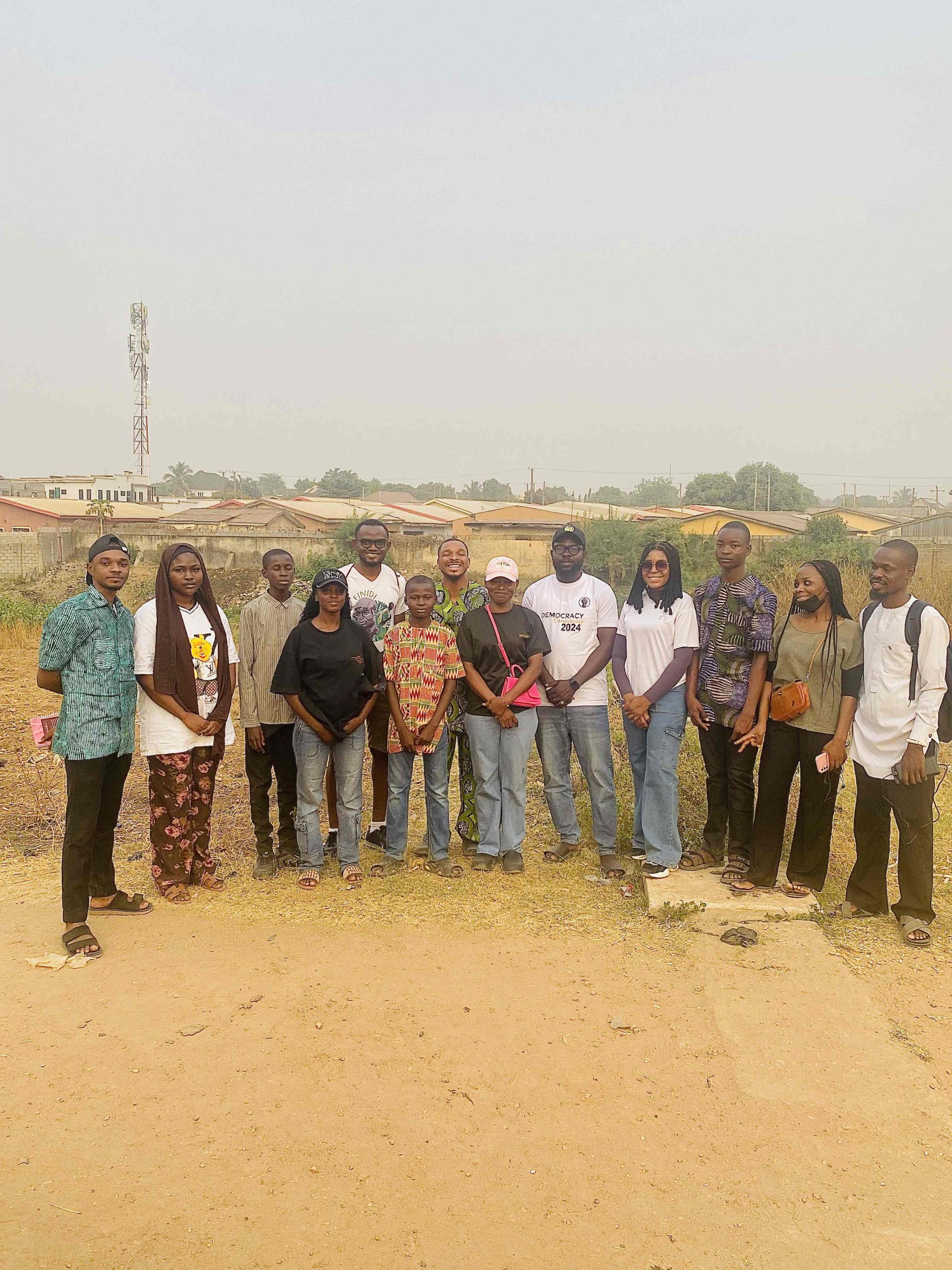 Members of Buddy Greenspark Initiative's Kubwa Waste Walk