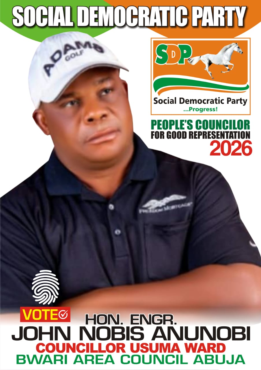 Hon. Engr. John Nobis Anunobi Campaign poster