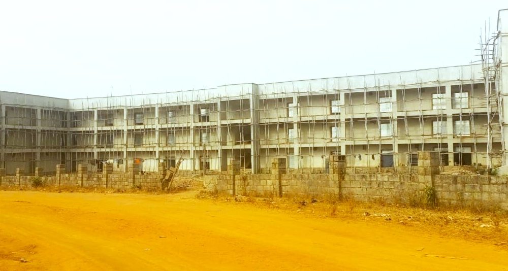 Massive building F01 Kubwa under construction