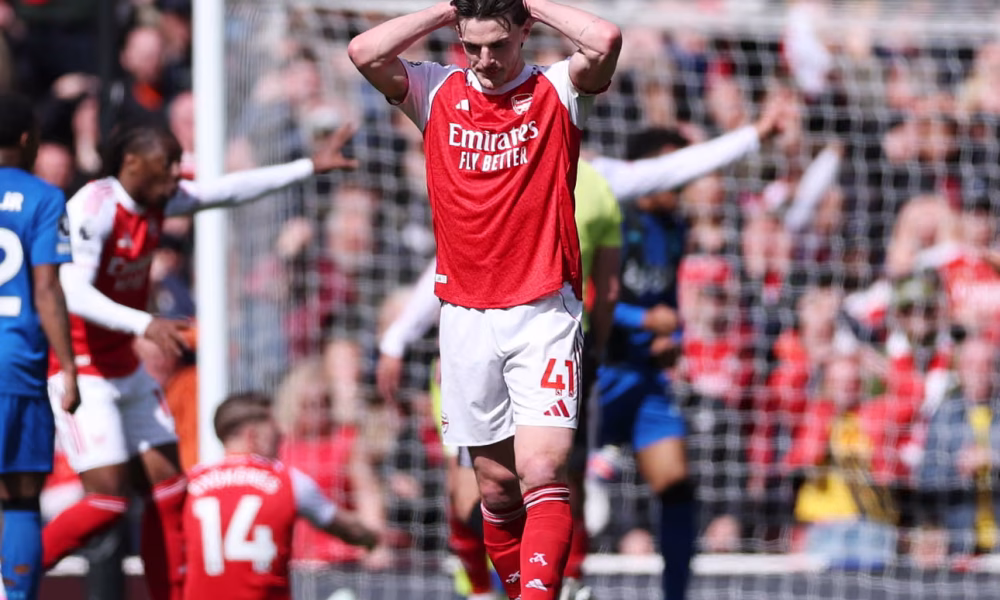 Arsenal's Declan Rice||The Guardian