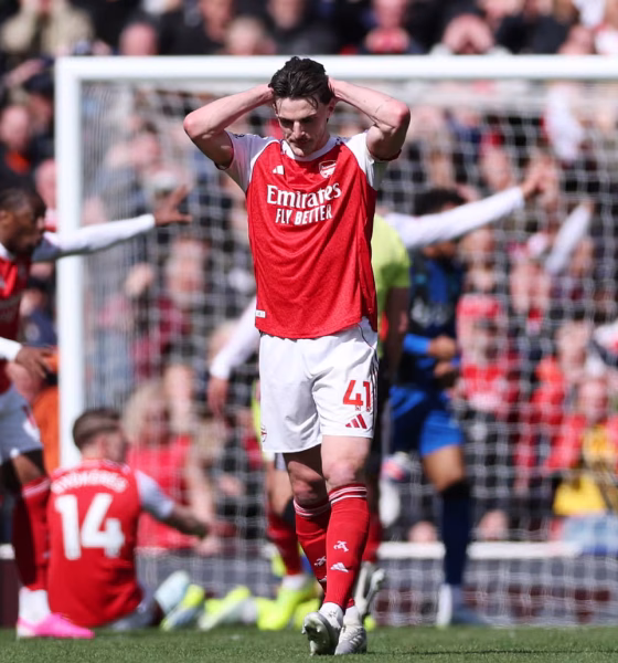 Arsenal's Declan Rice||The Guardian