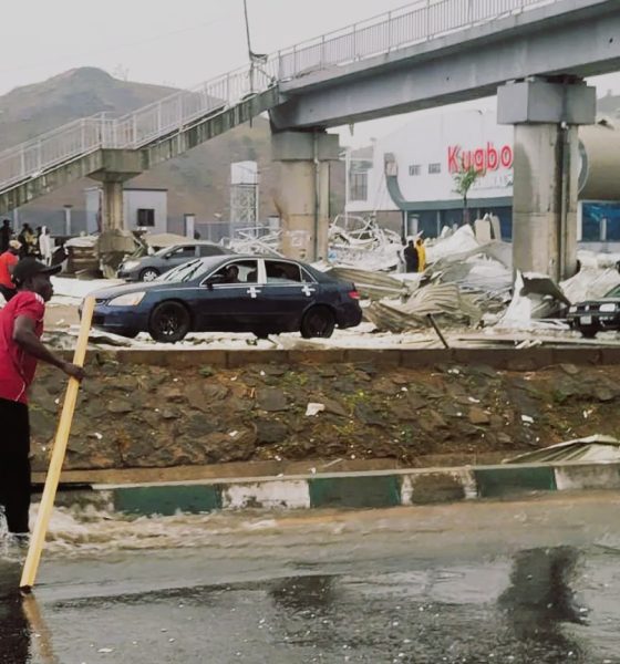 Kugbo Bus Terminal damaged