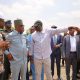 Mr Wike inspecting road project